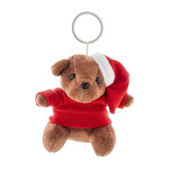 Julnalle, Plüsch-Schlüsselanhänger Weihnachtsbär, mehrfarbig, AP800052