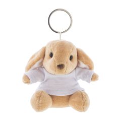 BunnyFob, plush bunny keyring, brown, AP800061