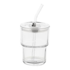 Glassip, stekleni potovalni lonček, prozorna, AP800099