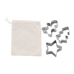 Pepparku, komplet prazničnih modelov za piškote, srebrna, AP800161