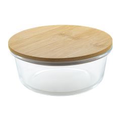 Ruttata, lunch box in vetro, trasparente / naturale, AP800446