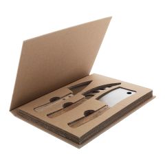 Fontina, set nožev za sir, naravna, AP800562