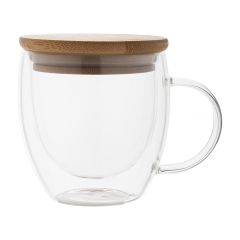 Grobina Mini, termos čaša od stakla, prozirno / prirodno, AP800566