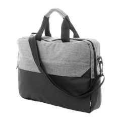 Dopuba, borsa portadocumenti RPET, grigio / nero, AP800584