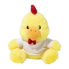 Recrow, RPET plush rooster, yellow, AP800634