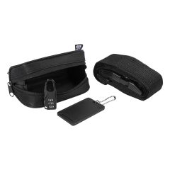 SafeTrip, RPET potovalni set, črna, AP800794