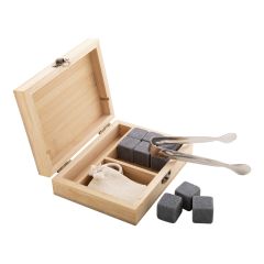 Bourbon, stone ice cube set, natural, AP808037