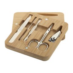 Manoky, bamboo manicure set, natural, AP808069