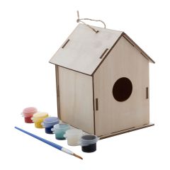 Titmice, casetta per uccelli fai-da-te, naturale, AP808157