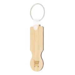 BooCart, trolley coin keyring, natural, AP808203