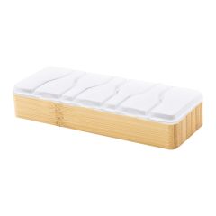 Pillboo, škatlica za tablete, bela / naravna, AP808217-01