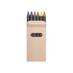 Liddy, set of 6 crayons, black / beige, AP808504