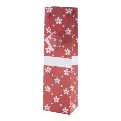 Palokorpi W, Weihnachtstasche, Wein, rot / weiß, AP808765