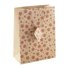 Majamaki S, kleine Weihnachts-Geschenktasche, natürlich / rot, AP808767