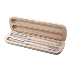 Nawodu, set di penne in legno, naturale, AP808830