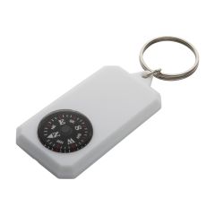 Magellan, obesek za ključe s kompasom, bela, AP809373-01