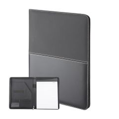 Duotone Zip, A4 mapo z zadrgo, črna, AP809453