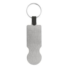 SteelCart, portachiavi moneta per carrello, argento, AP809562