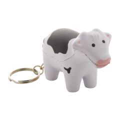 Milky, antistress keyring, white / black, AP810392