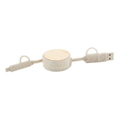 Komugo, USB charger cable, natural, AP864018