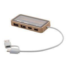 SeeHub, prozirni USB hub, prirodno / prozirno, AP864036