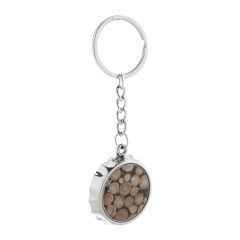 Bubly, bottle opener keyring, silver, AP874026