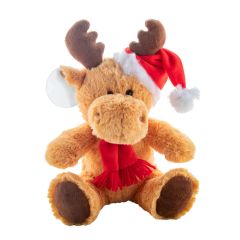 Svalbard, plush reindeer, brown / red, AP899007