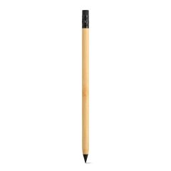Kerouac tinselfreier Stift aus Bambus mit Graphitspitze und Radiergummi, natürlich, APN020-160