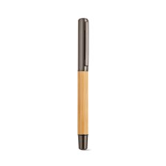 Aeschylus Pen Bamboo e rSS. Blu 2km inchiostro Dokumental®, canna di fucile, APN069-147