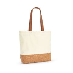 Vinson Shopping Bag rCotton 220gsm and Cork, Natural, ASB011-160