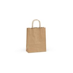 Borsa Kraft riciclata Vesuvio S Brown FSC®. 115gsm. Prodotto in Portogallo, naturale, ASB019-160