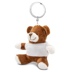 Plüsch-Teddybär, Schlüsselanhänger | Larry Brown, braun, HE560-16