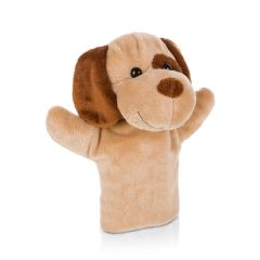 Cane di peluche, marionetta a mano | Obie, beige, HE694-18