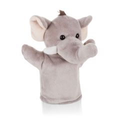 Elefante di peluche, marionetta a mano | Tank, grigio, HE696-19