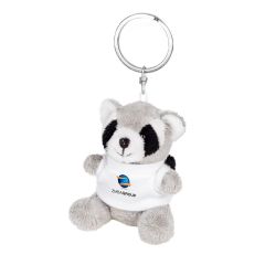 Plüschwaschbär, Schlüsselanhänger | Lewis, grau, HE753-19