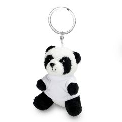 Plüschpanda, Schlüsselanhänger | Bea, Schwarz, HE763-88