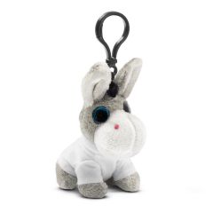 Asino di peluche, appendino | Boe, grigio, HE778-19