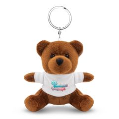 Plüsch-Teddybär, Schlüsselanhänger | Telmo, braun, HE830-16