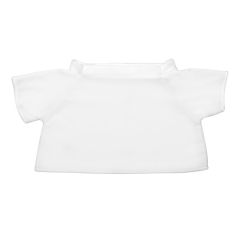 T-shirt per peluche, bianco, HU110-02