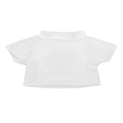 T-shirt per peluche, bianco, HU111-02