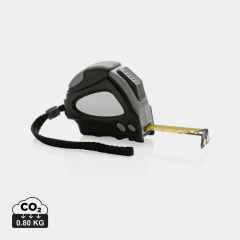 Nastro con arresto automatico in plastica riciclata RCS 3m/16mm, nero, XDP112.161