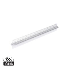 Aluminijasta trikotna ravnilo - 30cm, srebrna, XDP165.132