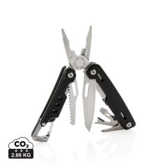 Multitool solido con moschettone, nero, XDP221.331