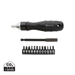 Cacciavite a cricchetto Gear X, nero, XDP221.501