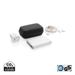 Surge RCS reciklirani PET 20W tip C komplet za punjenje od 3 komada, crno, XDP301.2601