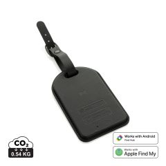 Globefind Dual RCS oznaka za prtljago z globalnim sledenjem, črna, XDP301.5701