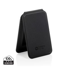 Magstand RCS recyceltes PU magnetisches Telefonetui mit Ständer, Schwarz, XDP301.7501
