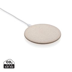 5W Wheat straw wireless charger, khaki, XDP308.729