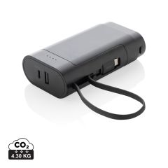CycleCell 10,000 mah removable battery powerbank, black, XDP322.5401