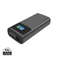 Quantum RCS ultra-fast PD45W 10.000mAh powerbank with screen, grey, XDP322.7902